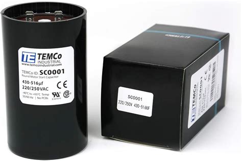 electric motor start capacitor enclosures|temco electric motor starter capacitor.